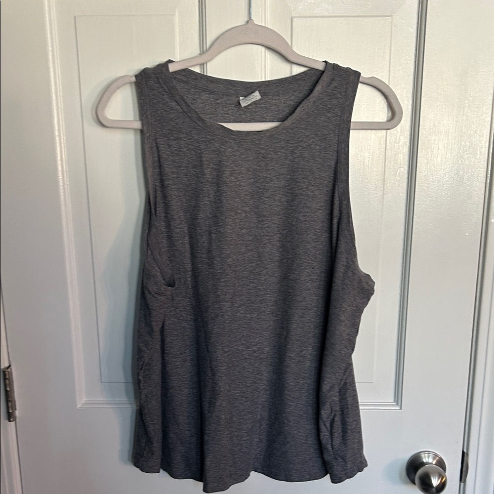 Athletic Works Charcoal Muscle Tee